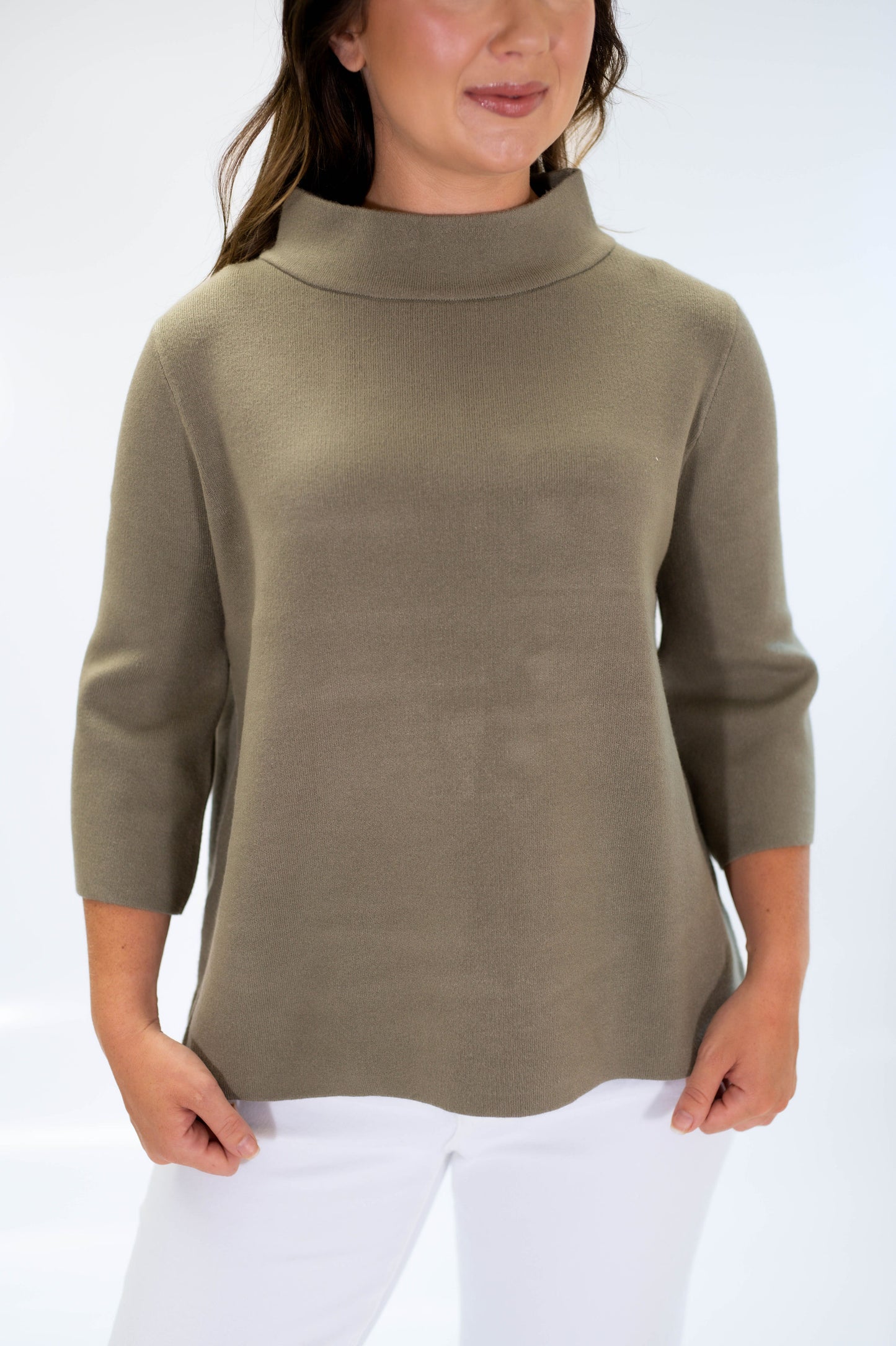 The Jarrell Sweater in Olive