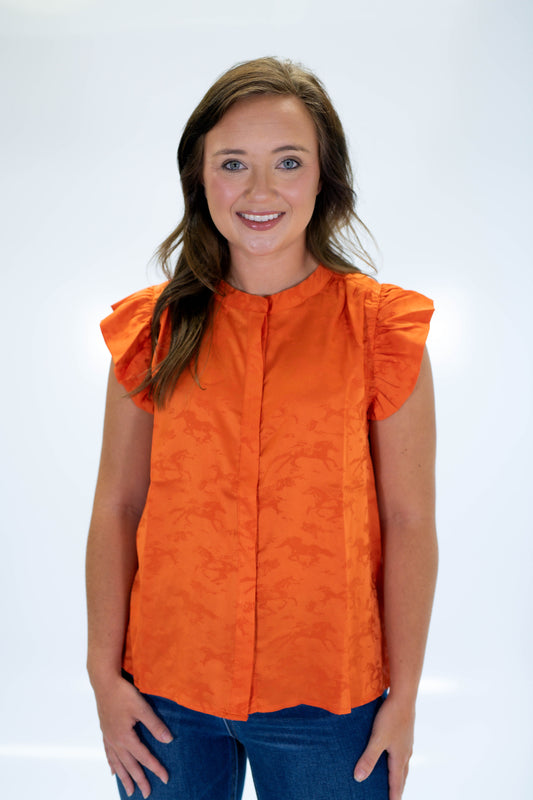 The Tangy Ruffle Top