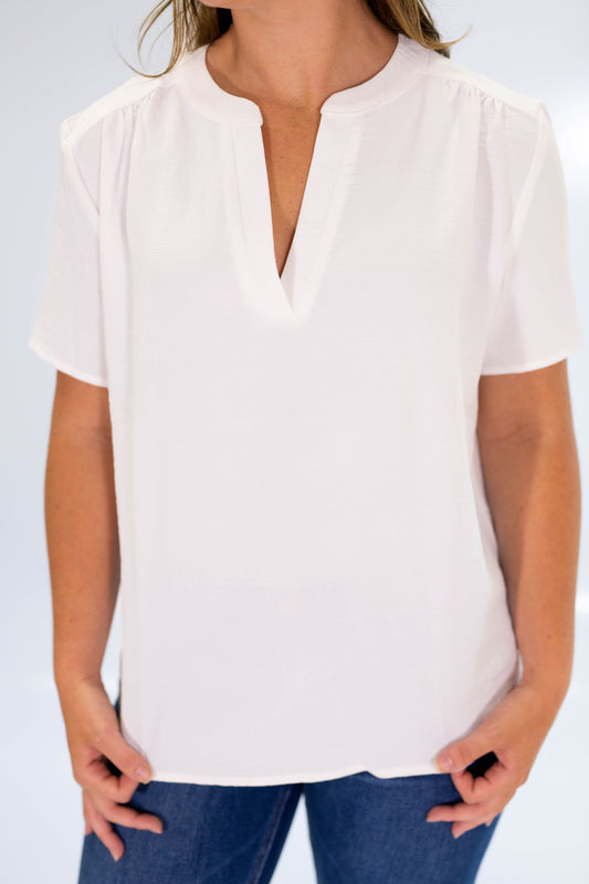 The Light & Luxe Tee-White