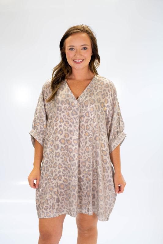 The Golden Wild Tunic Dress