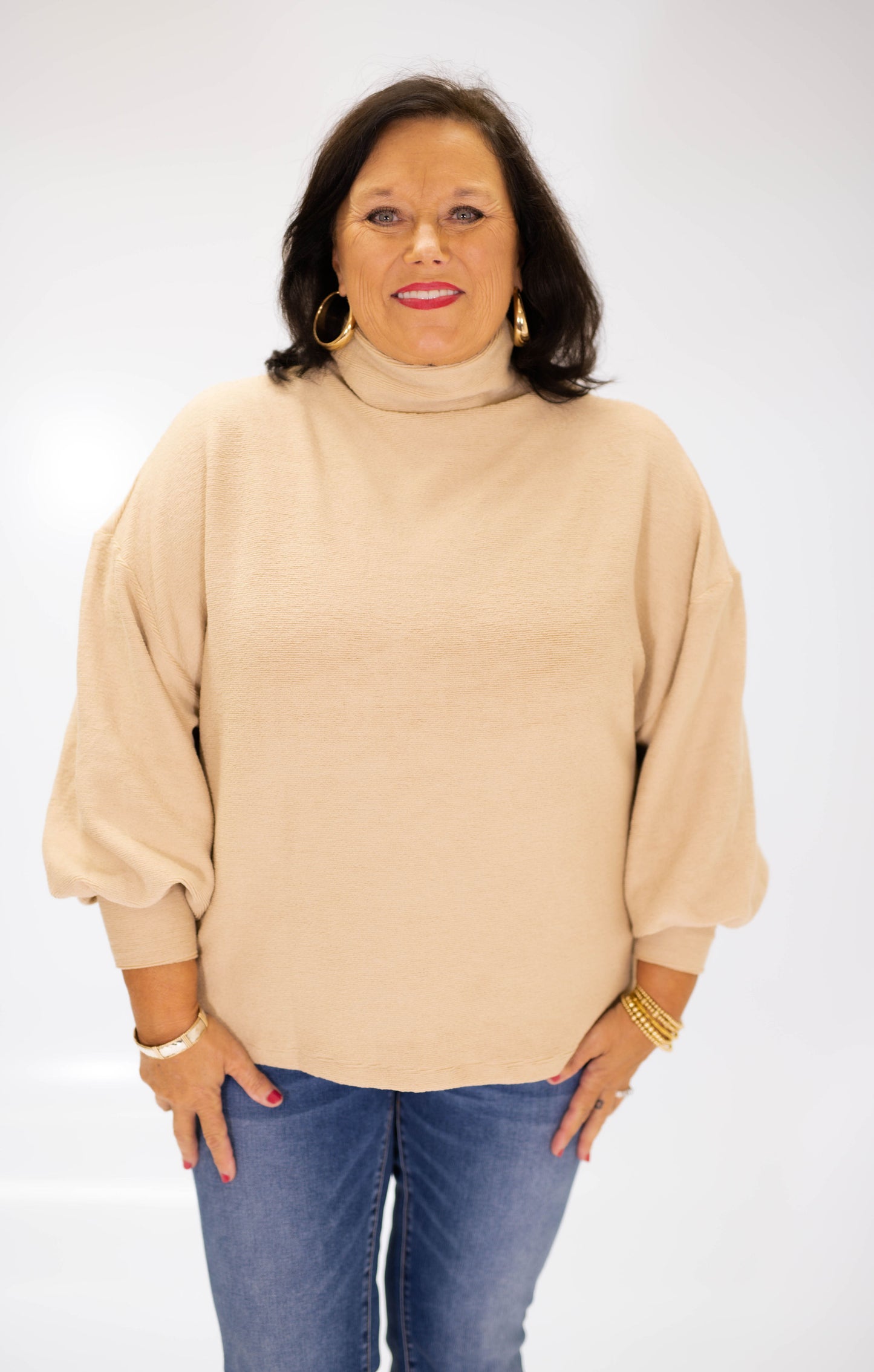 Daily Ease Sweater- Beige