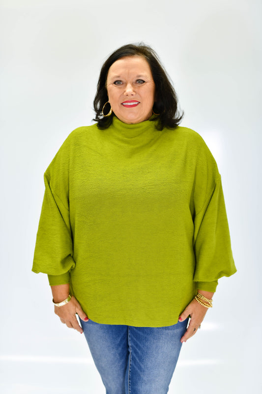 Daily Ease Sweater-Olive