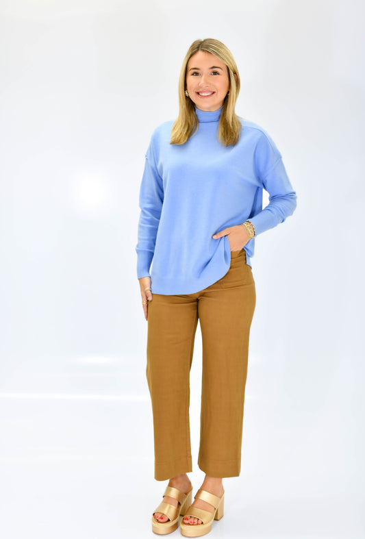 The Misty Wide Leg Pants- Hazelnut
