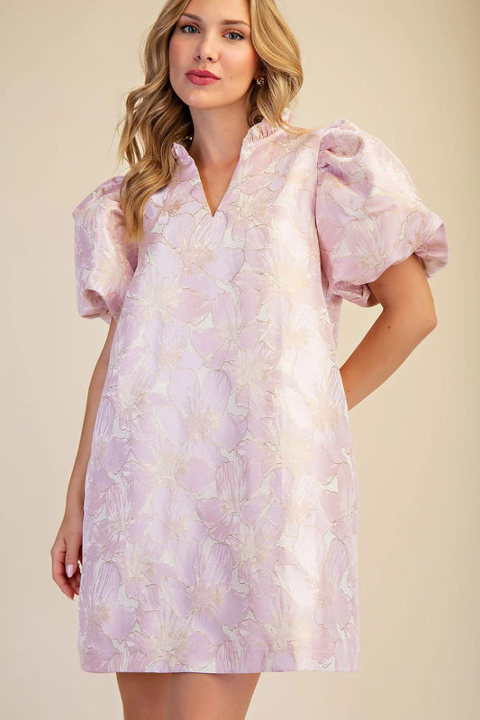 The Everly Bloom Dress-Pink