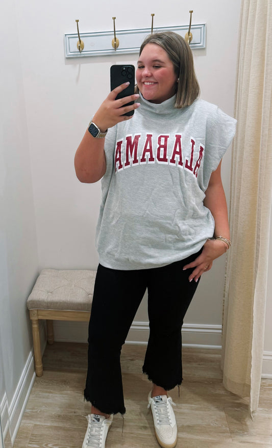 Alabama Oversized Muscle Top