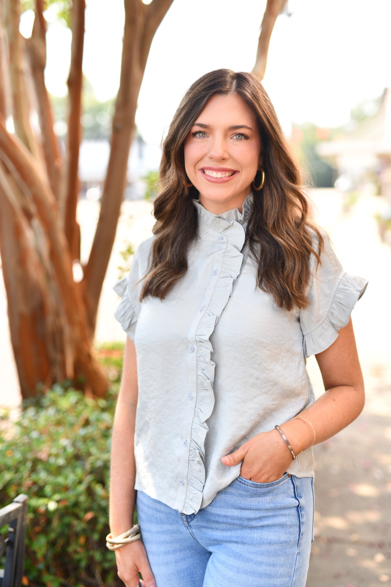 The Socialite Top in Mint