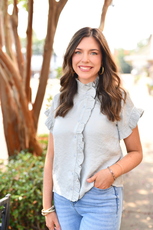 The Socialite Top in Mint