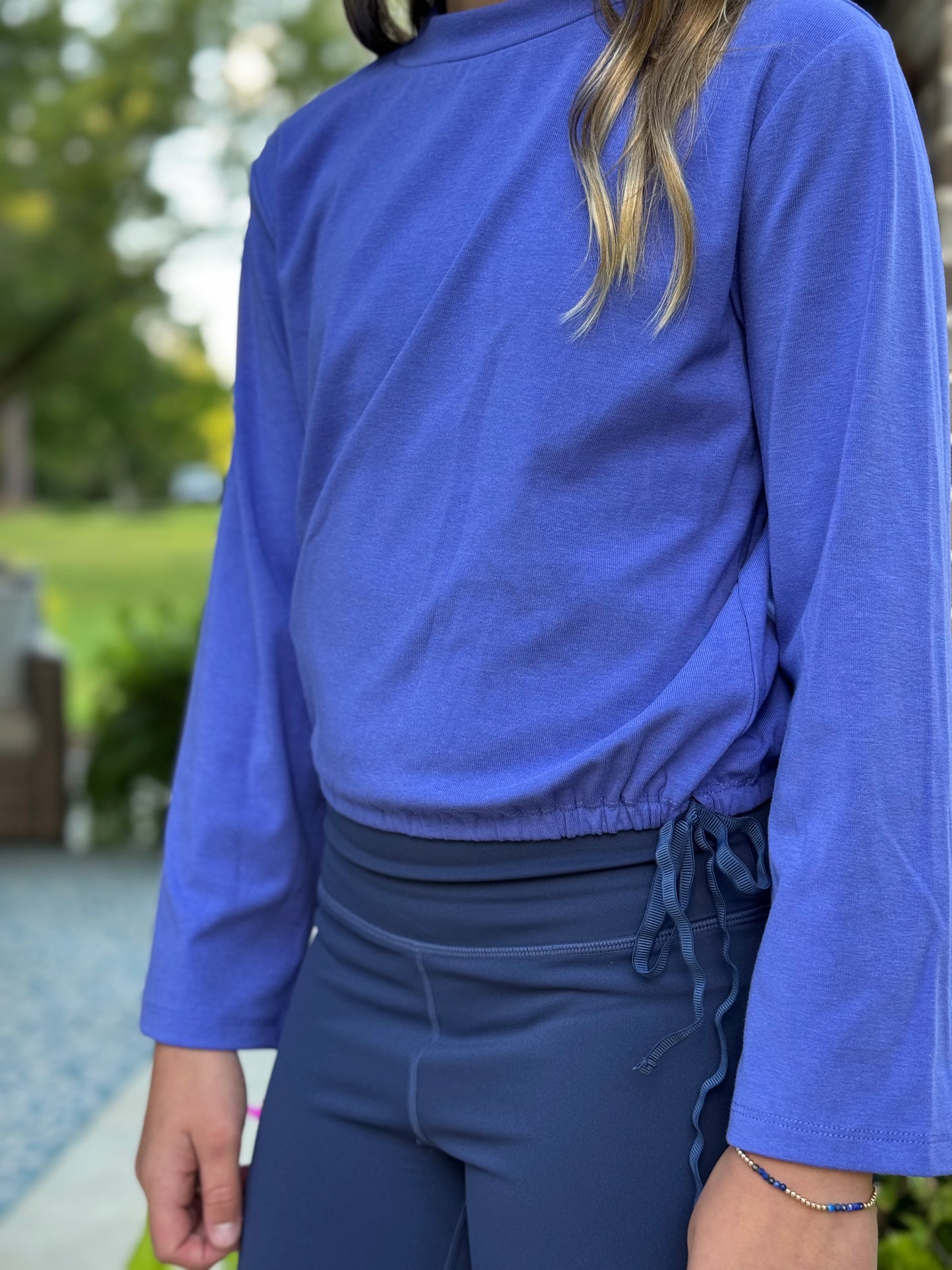 The Wesley Electric Blue Top-Tween