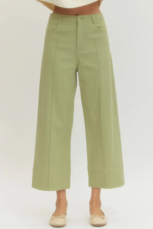 The Dracy Pants in Sage