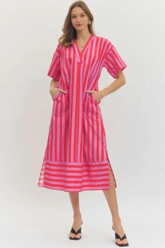 The Candy Land Midi- Red