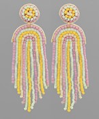 The Bailey Earring In Yellow/Multi