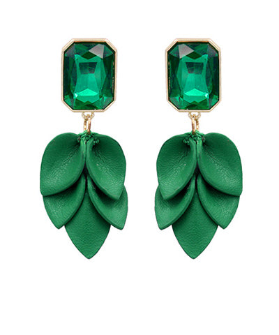 The Naomi Earring in Green