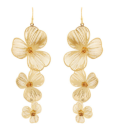 Filigree Flower Earrings