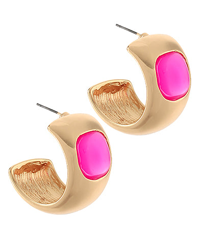 Square Wide Hoops