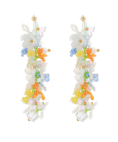 Flower & Butterfly Bead Earrings