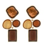 Linear Multi Shape Earrings