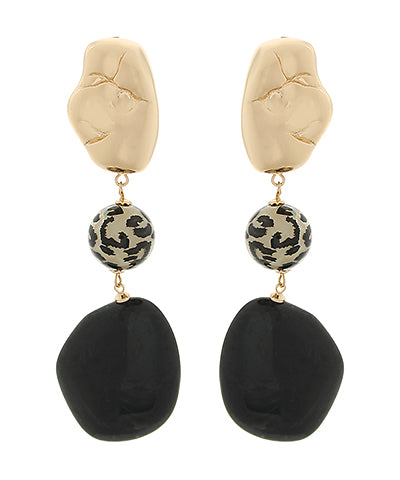 Linear Geometric Shape Earrings