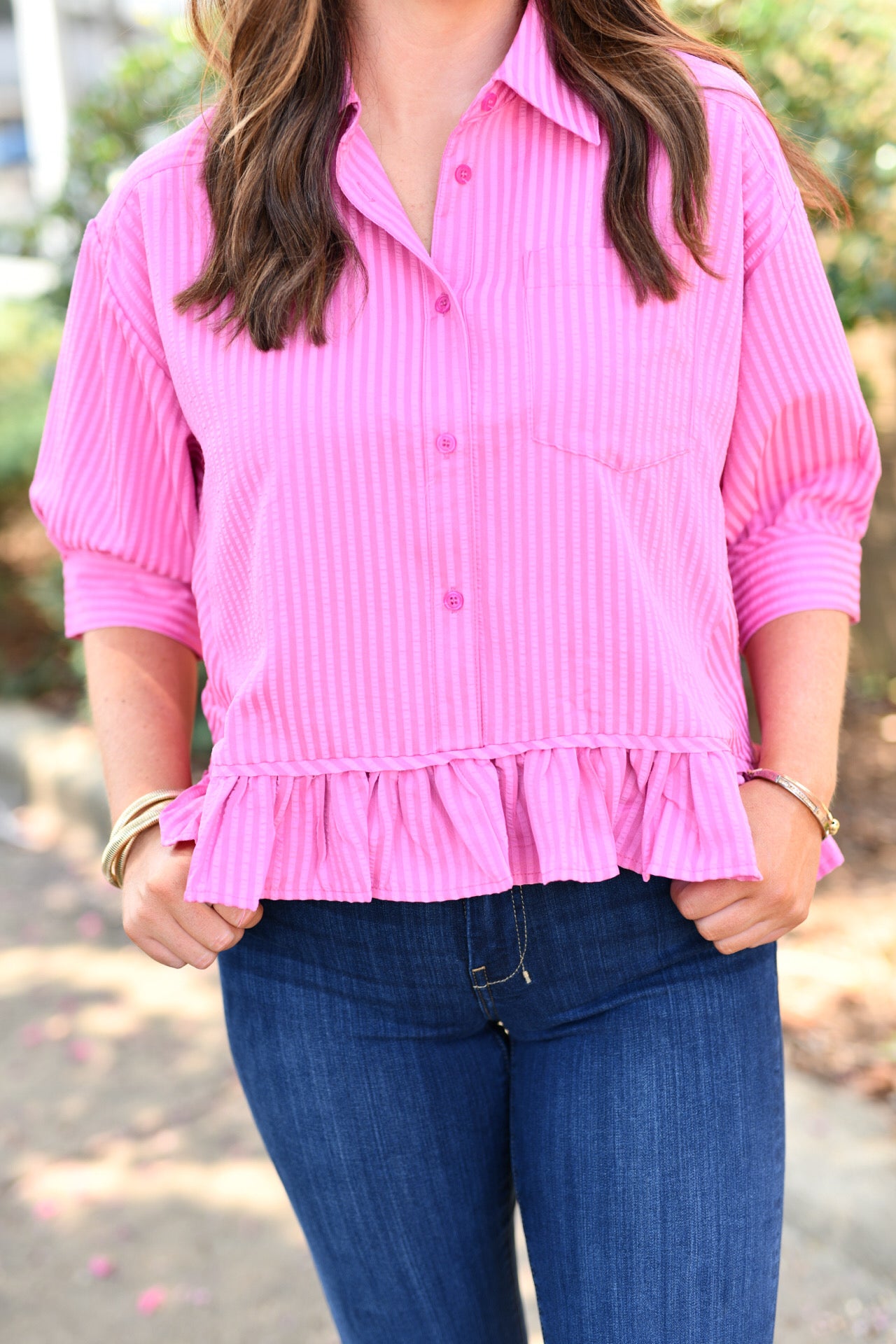 The Hampton Top in Pink
