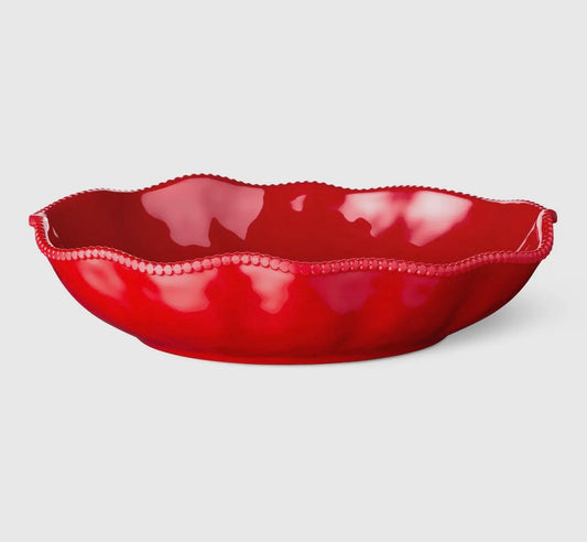 Perlette Red Melamine Large
Serving Bowl