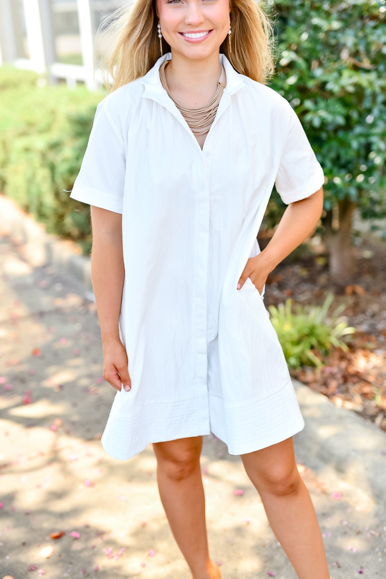 The White Estate Shift Dress