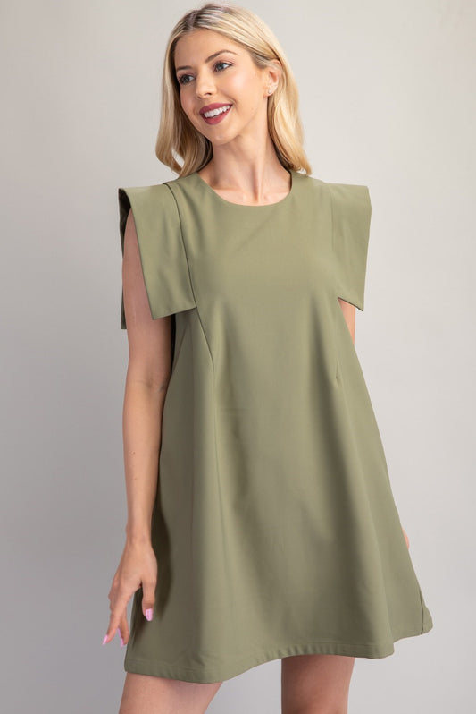 The Tonya Dress in Olive