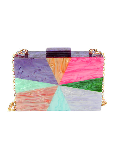 The Reese Clutch In Pastel Multi