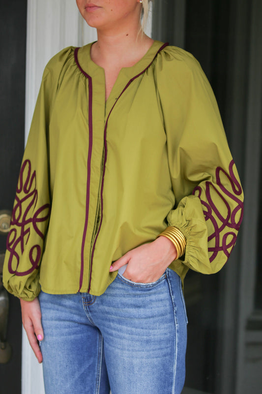 Orchid Vine Blouse