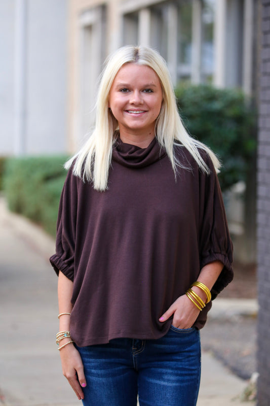 The Effortless Essential Top-Brown