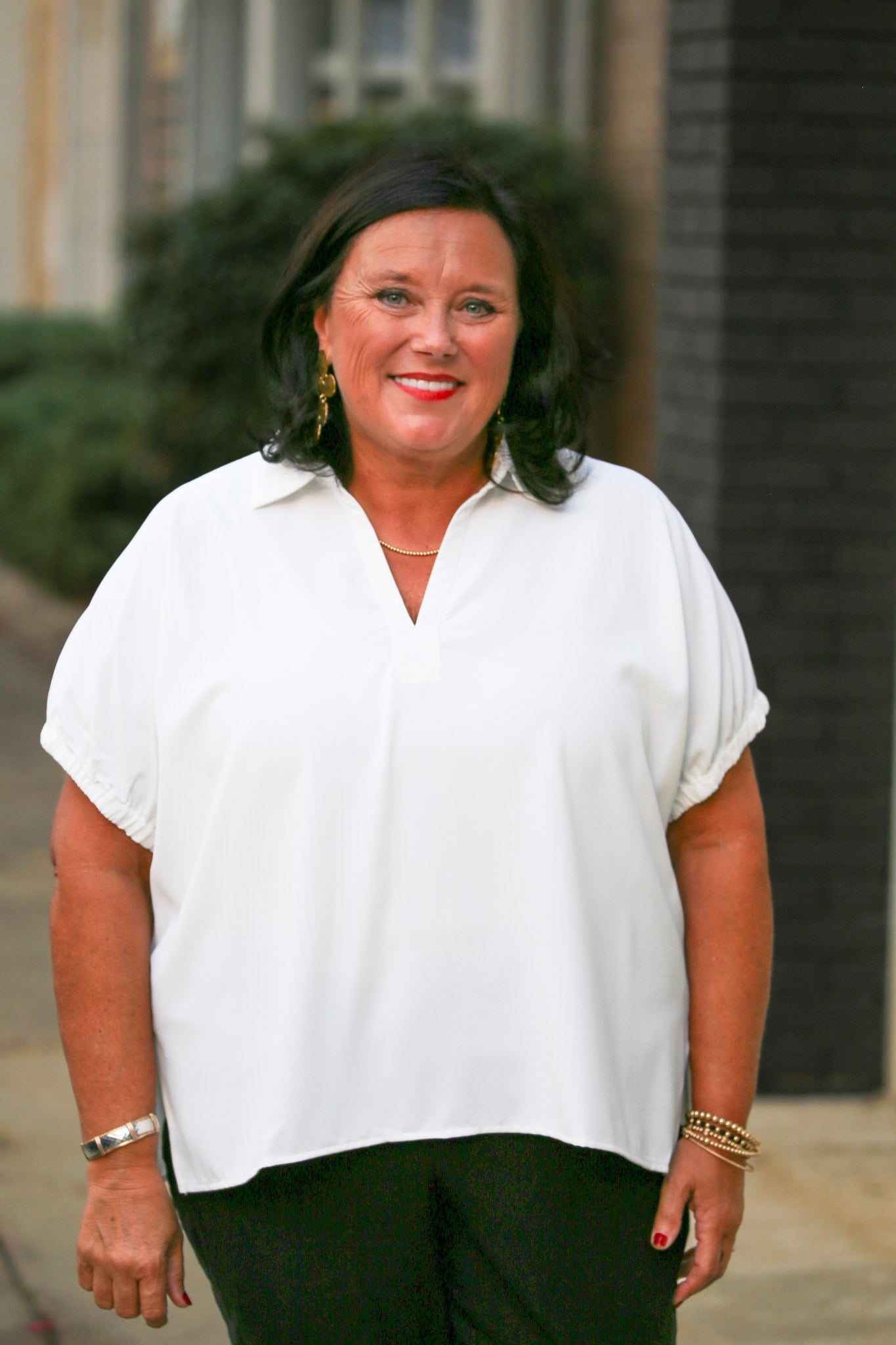 The Sage Society Top-White