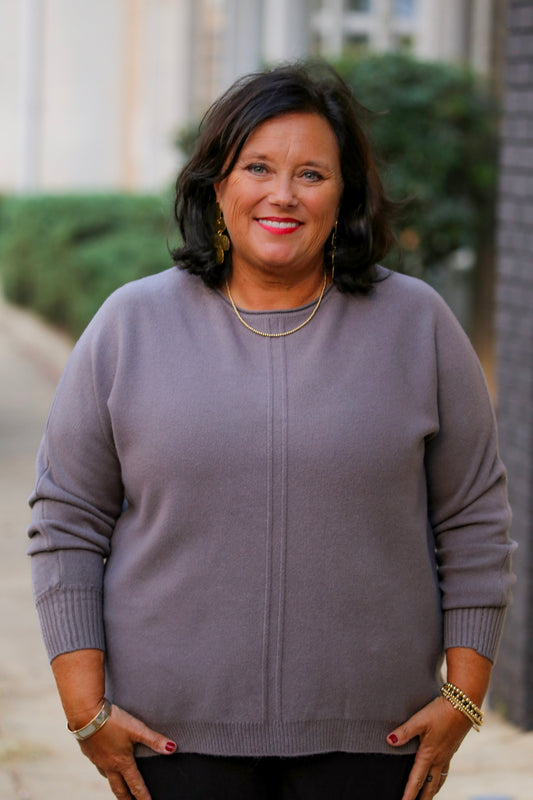 The Core Essential Sweater-Grey