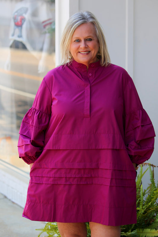 The Harper Dress-Berry