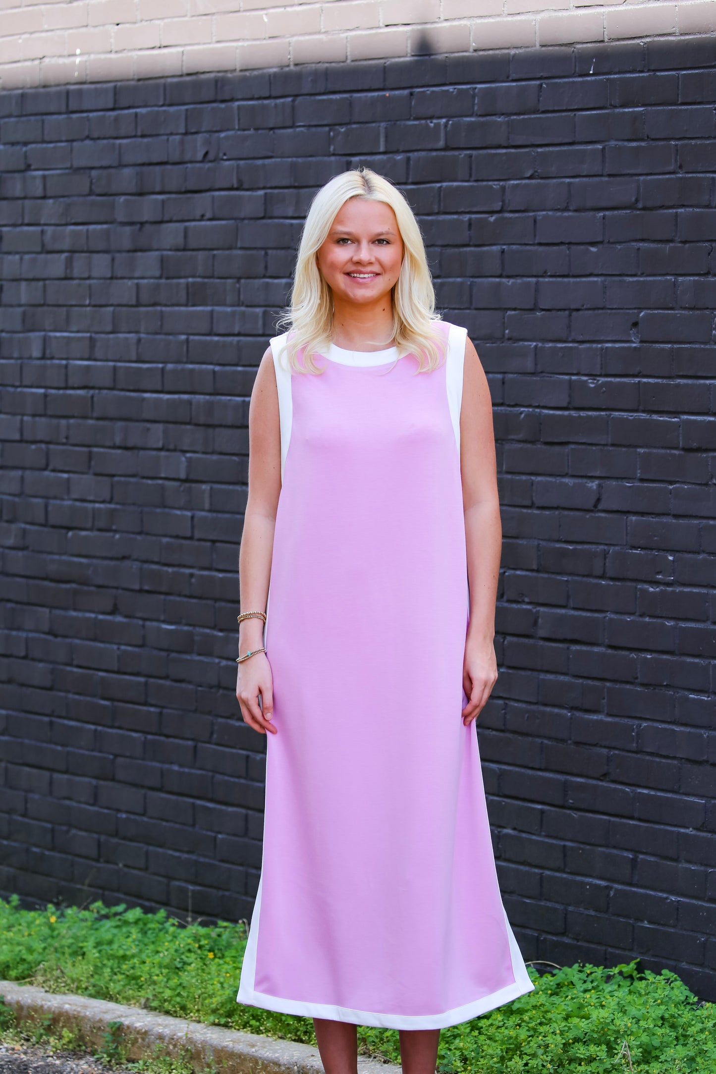 The Sunday Stroll Dress- Pink
