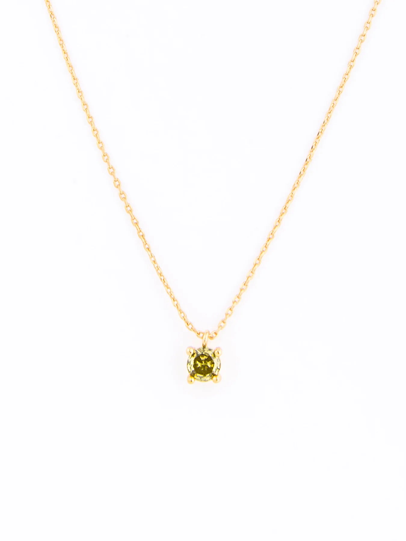 MM Girl Birthstone Necklace-August