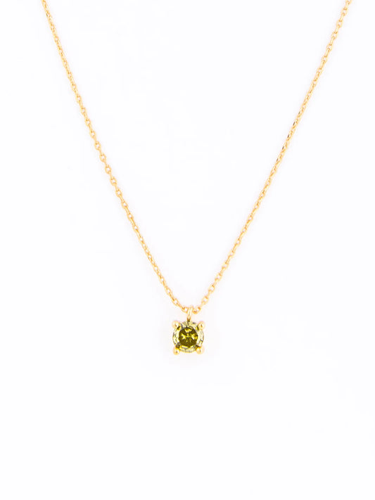 MM Girl Birthstone Necklace-August