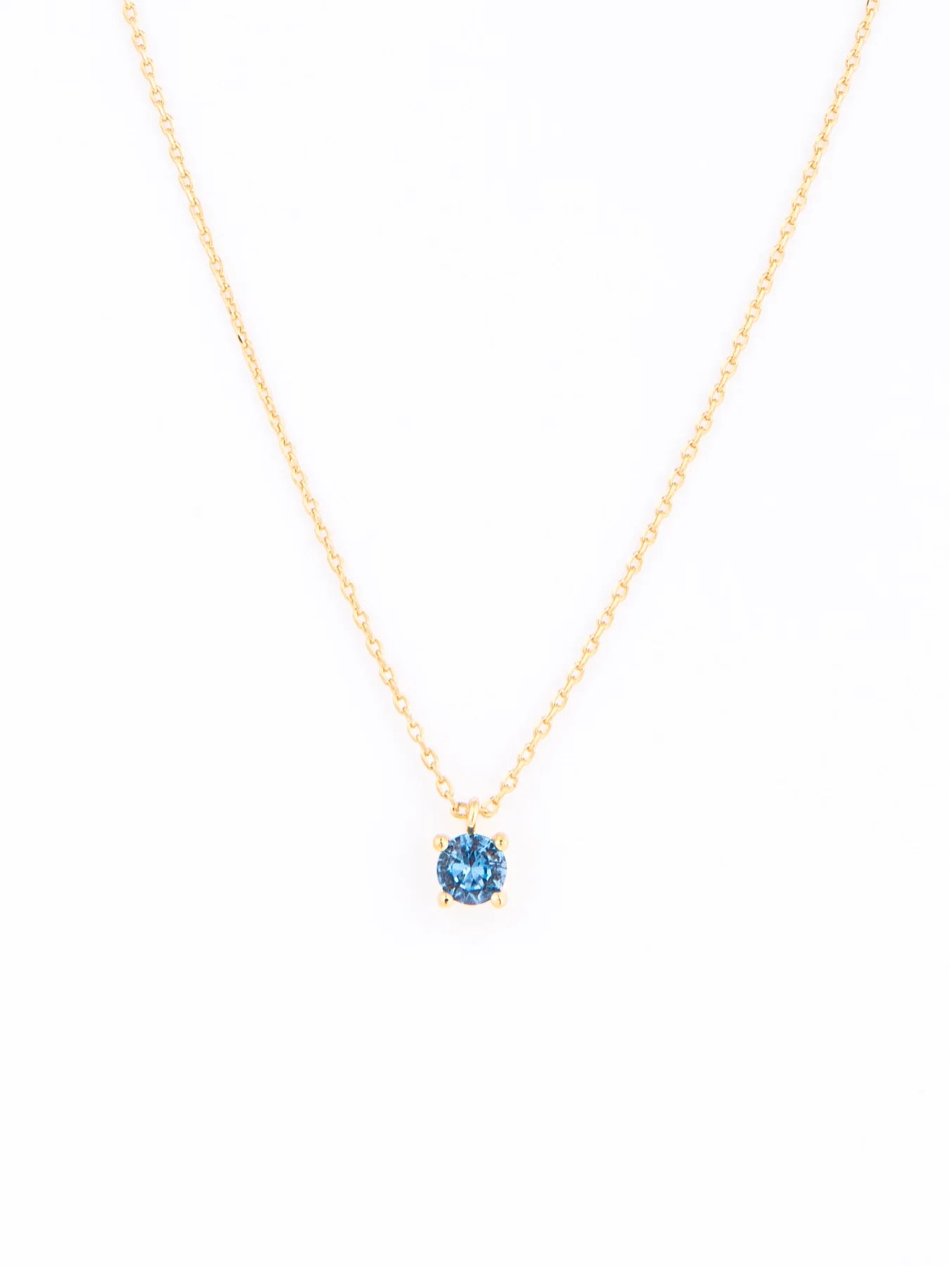MM Girl Birthstone Necklace-December