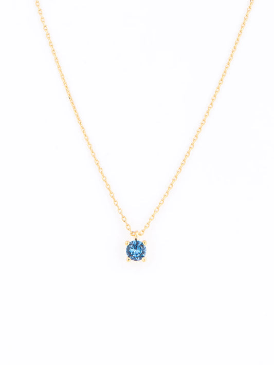 MM Girl Birthstone Necklace-December