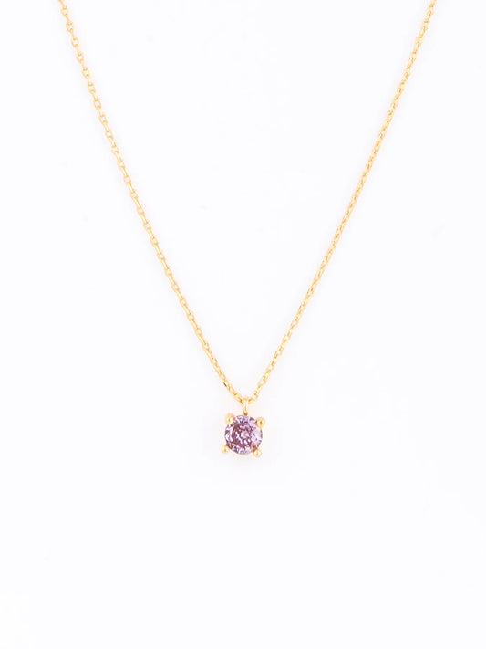 MM Girl Birthstone Necklace-February