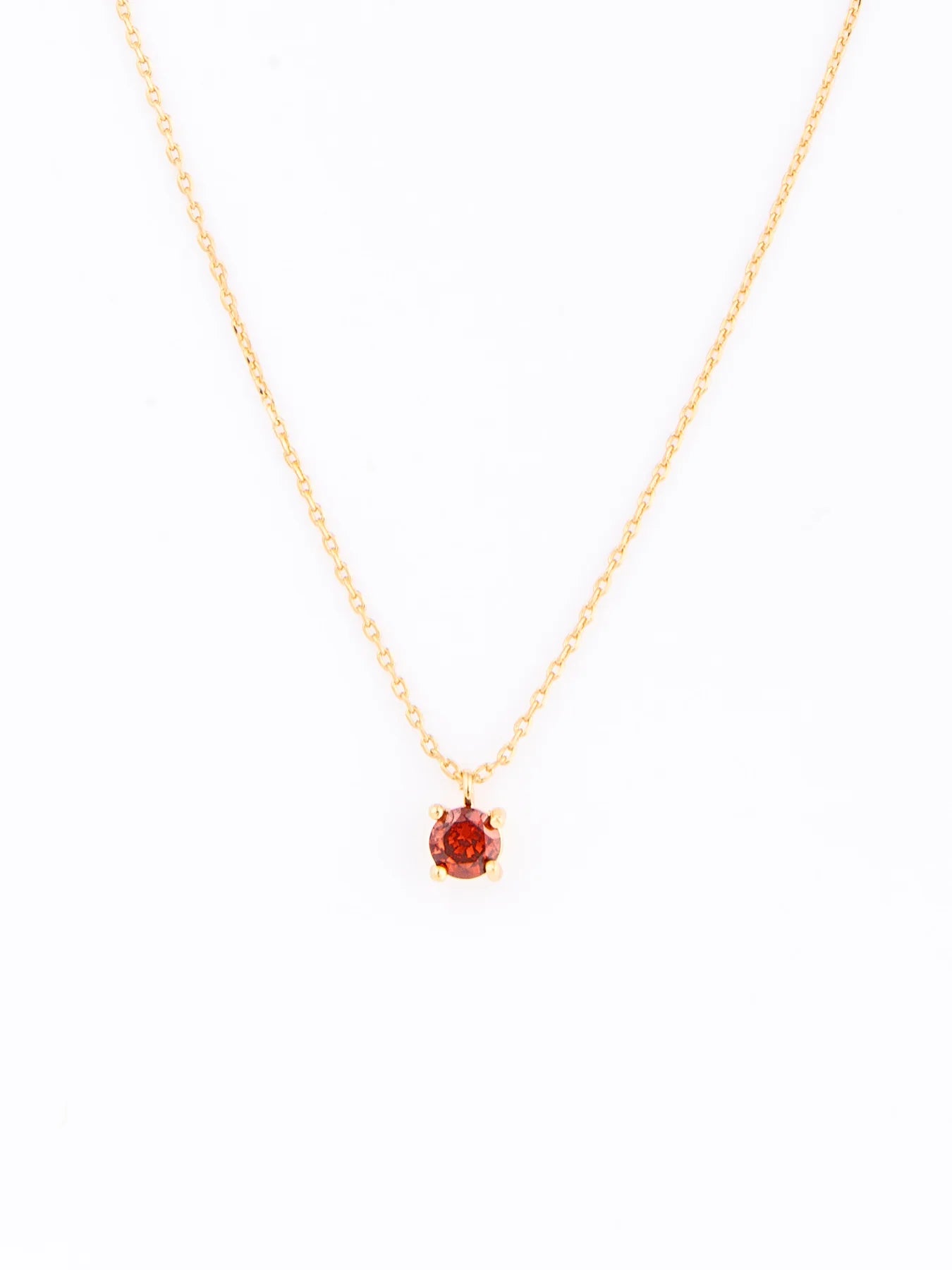 MM Girl Birthstone Necklace-January
