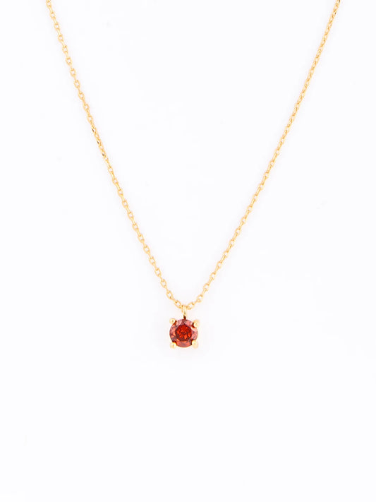 MM Girl Birthstone Necklace-January