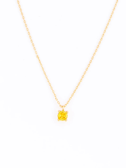 MM Girl Birthstone Necklace-November