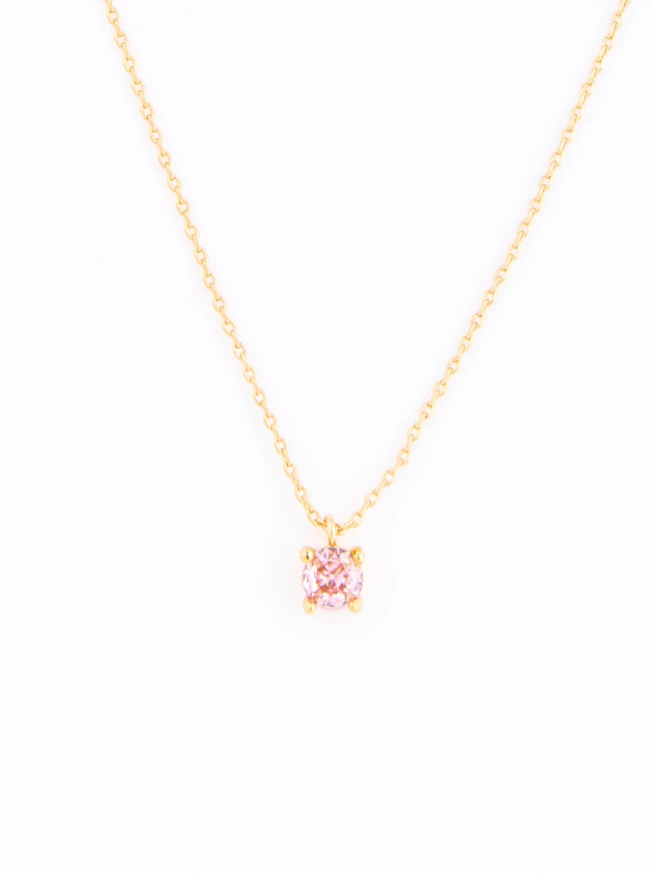 MM Girl Birthstone Necklace-October