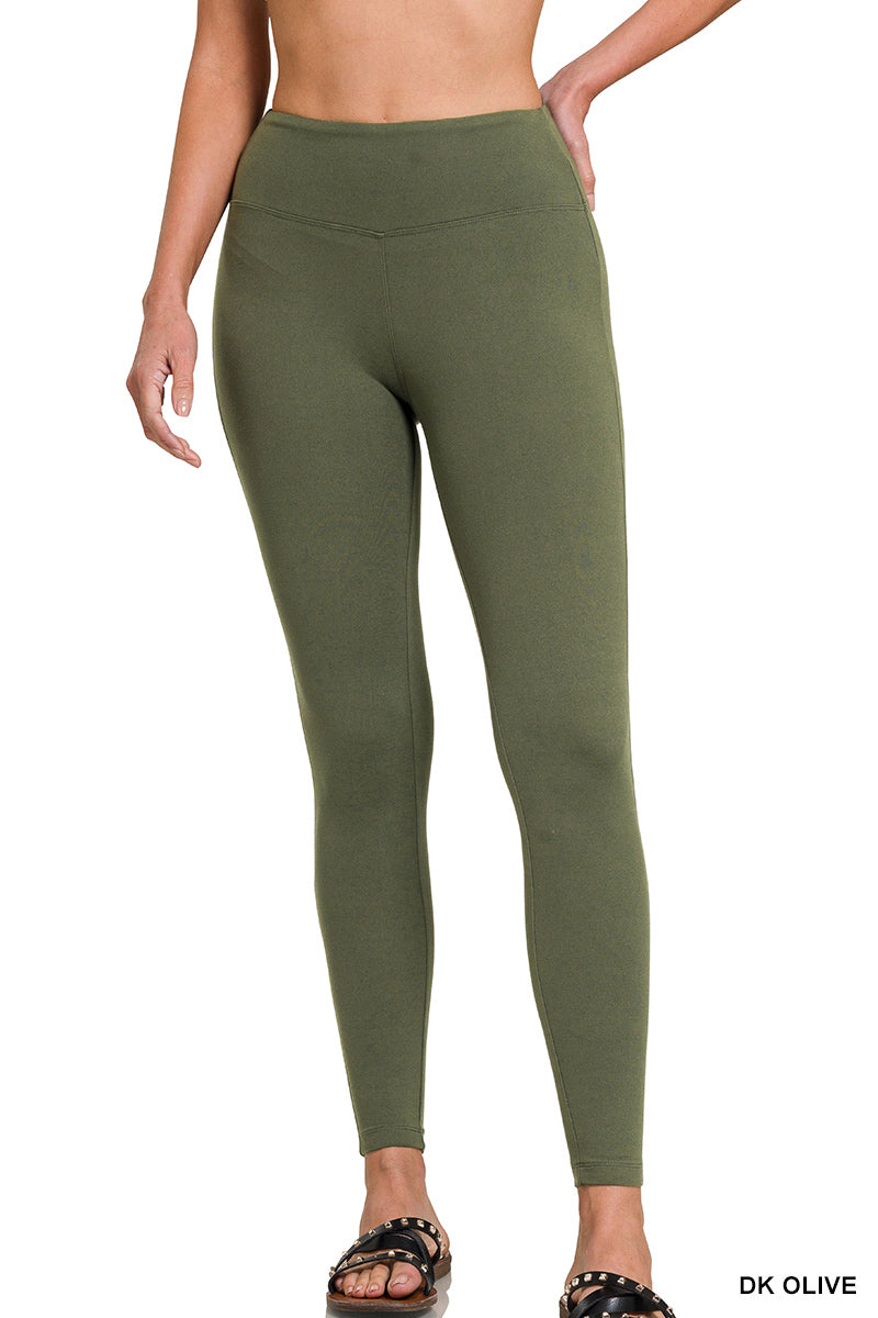 The Hillary legging in Deep Olive