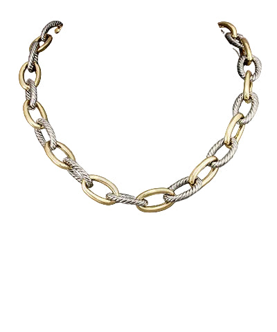 Cable Linked Necklace