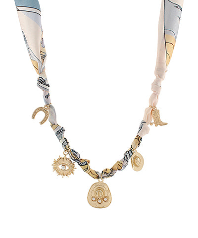 Western Charm Scarf Necklace
