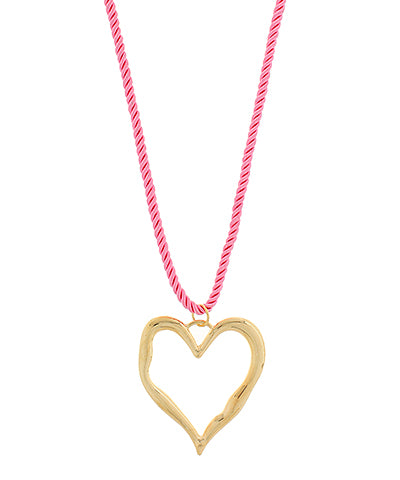 Sweetheart Pop Cord Necklace