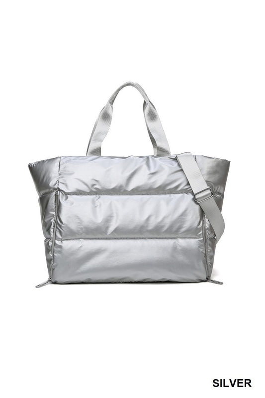 The Sports Tote in Silver