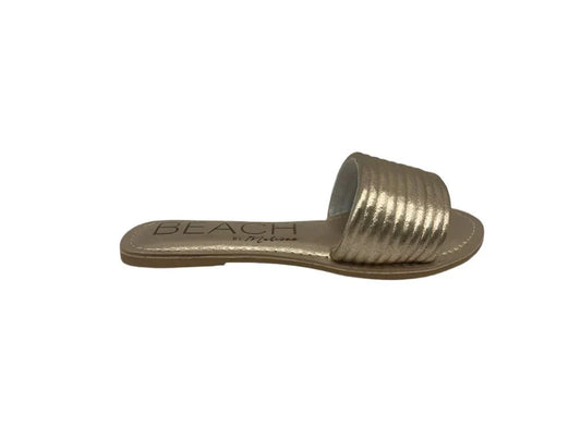 Troller Slide Sandal-Gold