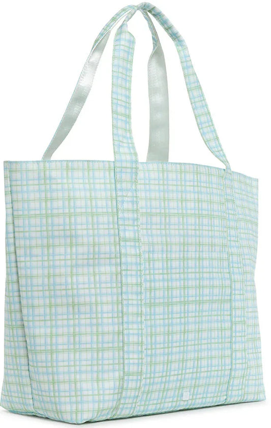Green Classic Plaid Jumbo XL Tote