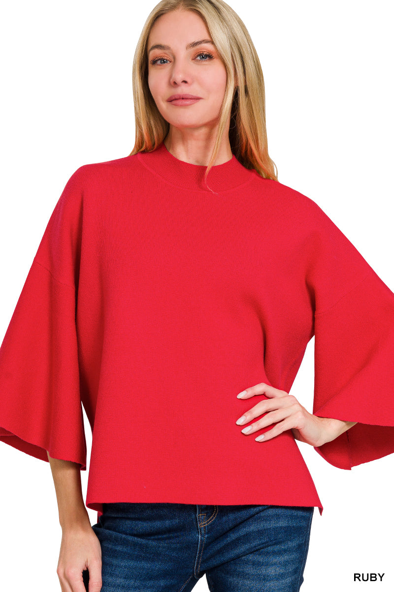 The Beth Bell Sleeve in Ruby