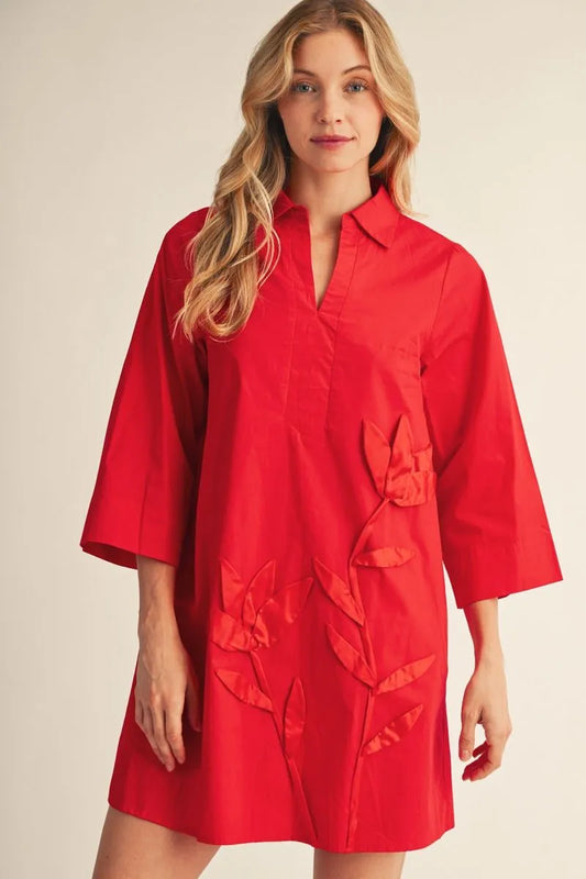 The Poppy & Proper Dress in Red